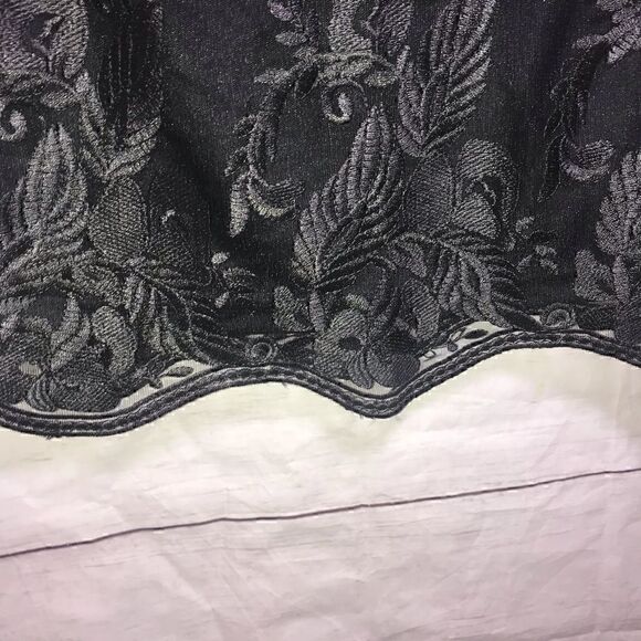 Fashion Nova Black Lace Overlay Mini Skirt-Large - Picture 3 of 11